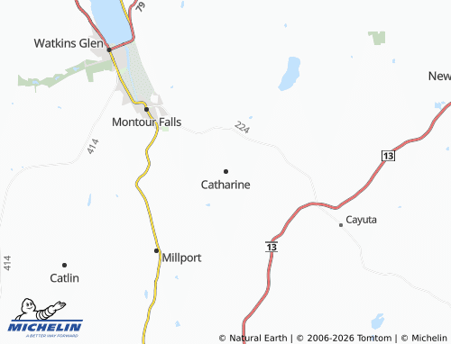 Mapa MICHELIN Catharine - ViaMichelin