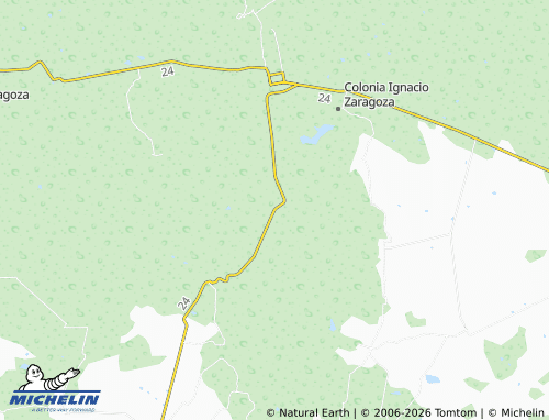 Mappa MICHELIN Colonia Flores García - ViaMichelin