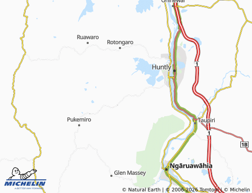 Mapa MICHELIN Rotowaro - ViaMichelin