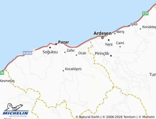 Mappa MICHELIN Sessizdere - ViaMichelin