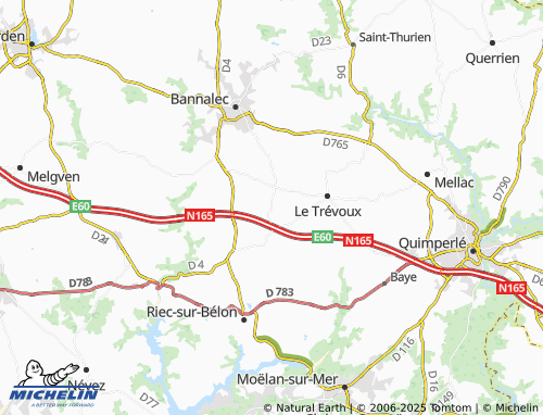 Kaart MICHELIN Kervran - ViaMichelin