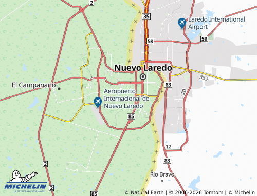 MICHELIN Anáhuac Sur map - ViaMichelin