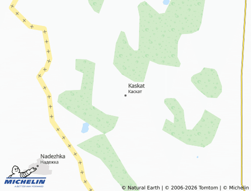 MICHELIN-Landkarte Kaskat - ViaMichelin