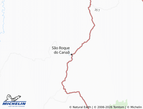 Mapa MICHELIN São Roque do Canaã - ViaMichelin