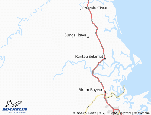 MICHELIN Damar Siput map - ViaMichelin