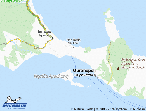 MICHELIN Trypiti map - ViaMichelin