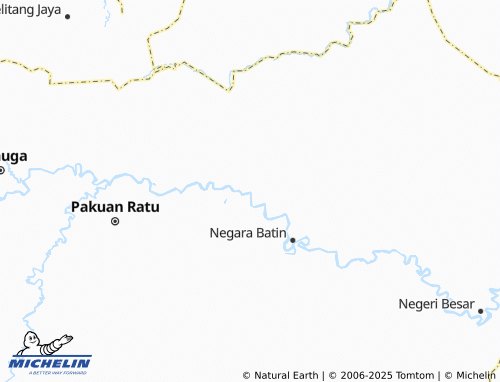 MICHELIN Negara Sakti map - ViaMichelin