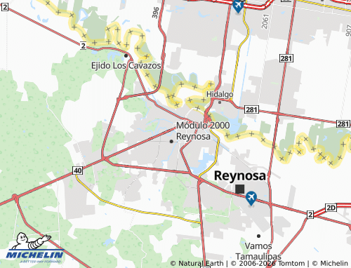MICHELIN San Roberto map - ViaMichelin