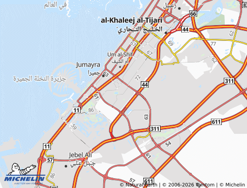 MICHELIN Al Barsha Second map - ViaMichelin