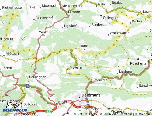 MICHELIN Ederswiler map - ViaMichelin