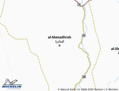MICHELIN Al Manathera map - ViaMichelin