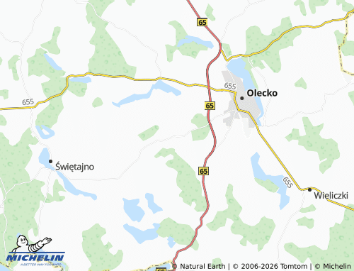 MICHELIN Rosochackie map - ViaMichelin