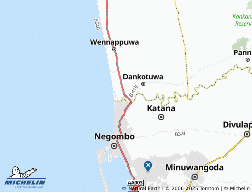 MICHELIN Waikkala South map - ViaMichelin