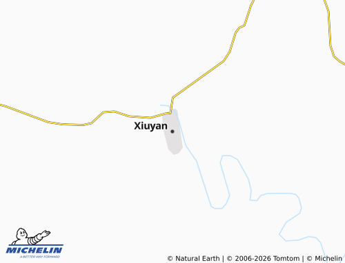 MICHELIN Xiuyan map - ViaMichelin