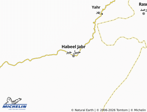 MICHELIN-Landkarte Habeel Jabr - ViaMichelin
