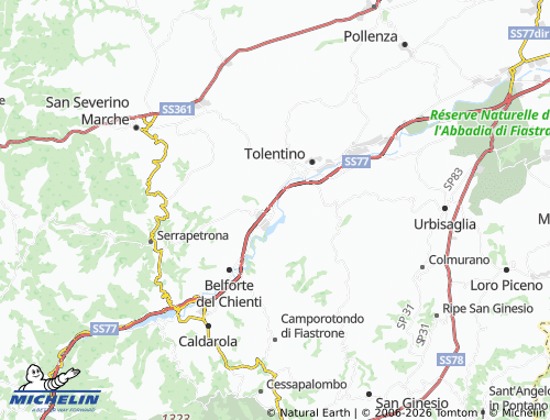 MICHELIN Le Grazie map - ViaMichelin