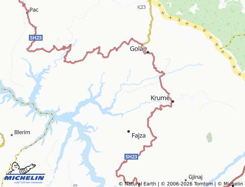 MICHELIN Zahrisht map - ViaMichelin