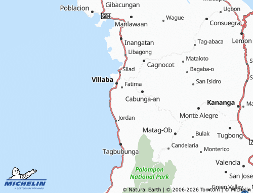 MICHELIN Bugabuga map - ViaMichelin
