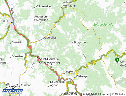 Carte MICHELIN Beauregard - ViaMichelin