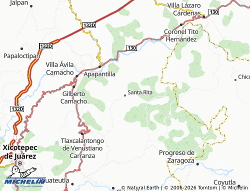 Mapa MICHELIN Santa Rita - ViaMichelin