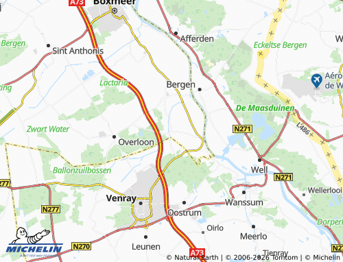 MICHELIN Holthees map - ViaMichelin