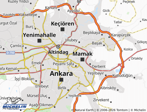 MICHELIN Şafaktepe map - ViaMichelin