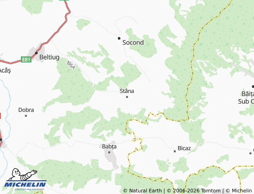 MICHELIN-Landkarte Stâna - ViaMichelin
