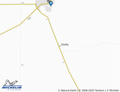 MICHELIN Dorila map - ViaMichelin