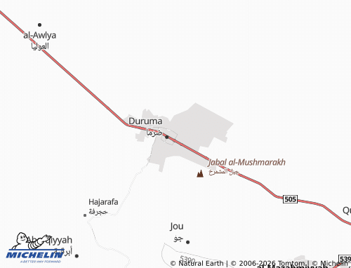 Mappa MICHELIN al-Ma'arid - ViaMichelin