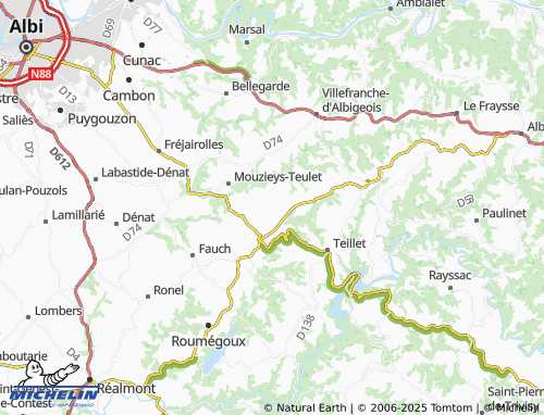Mapa MICHELIN Terre-Clapier - ViaMichelin