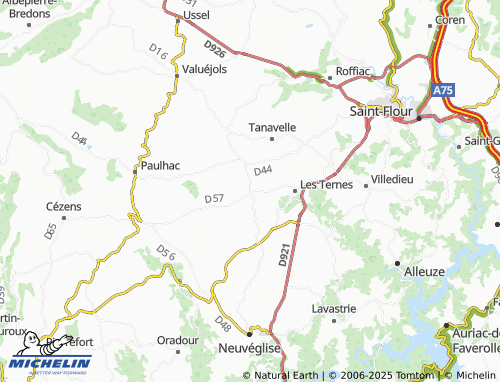 Carte MICHELIN Alleuzet - ViaMichelin