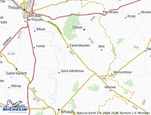 MICHELIN Noizé map - ViaMichelin