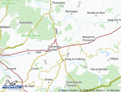 MICHELIN Le Vieux Laugère map - ViaMichelin