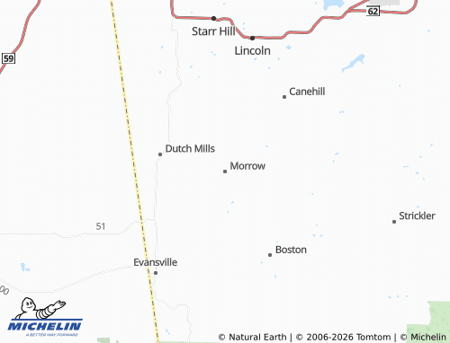 Mappa MICHELIN Morrow - ViaMichelin