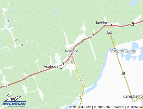 Mappa MICHELIN Norwood - ViaMichelin