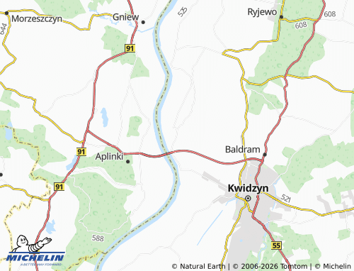 Carte MICHELIN Lipianki - ViaMichelin