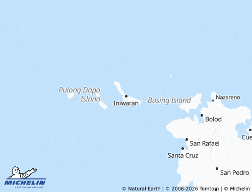 Mappa MICHELIN Iniwaran - ViaMichelin
