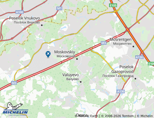 Carte MICHELIN Moskovskiy - ViaMichelin