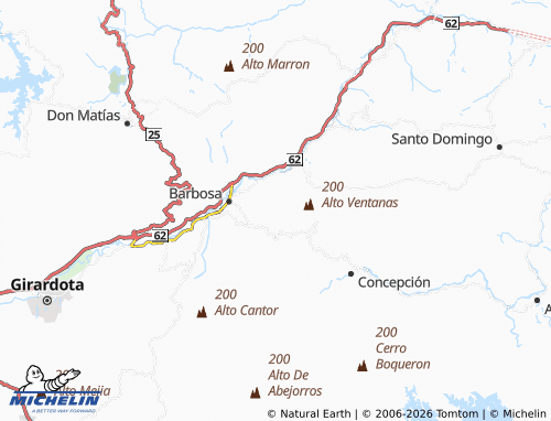 Carte MICHELIN Dos Quebradas - ViaMichelin