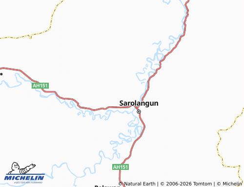 Mapa MICHELIN Aur Gading - ViaMichelin
