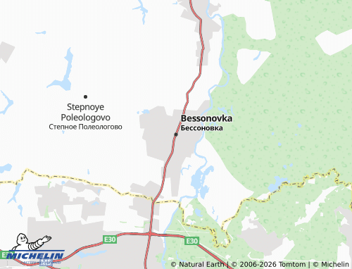 MICHELIN-Landkarte Bessonovka - ViaMichelin