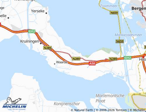 MICHELIN Krabbendijke map - ViaMichelin