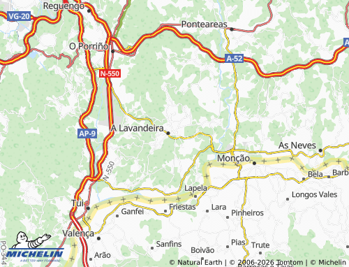 MICHELIN-Landkarte A Esfarrapada - ViaMichelin