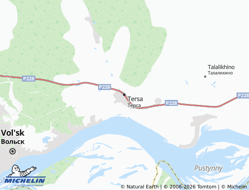 MICHELIN-Landkarte Tersa - ViaMichelin