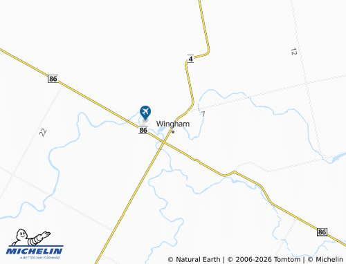 Kaart MICHELIN Wingham - ViaMichelin