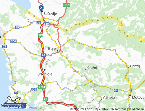 Kaart MICHELIN Triban - ViaMichelin