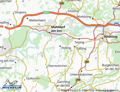 Mapa MICHELIN Polling - ViaMichelin