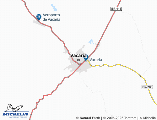Mapa MICHELIN Vacaria - ViaMichelin