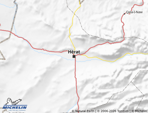 Carte MICHELIN Hérat - ViaMichelin