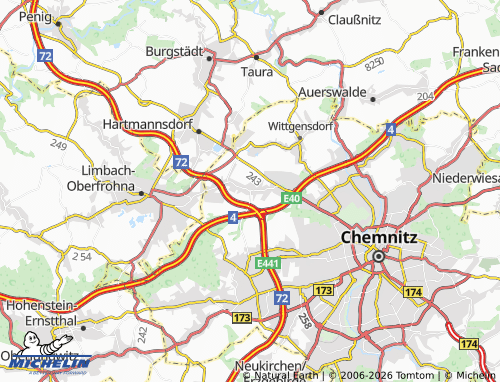 Mappa MICHELIN Röhrsdorf - ViaMichelin